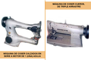 MÁQUINA DE COSER CUEROS TRIPLE ARRADTRE